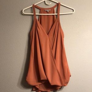 Salmon colored dress tank. Size S